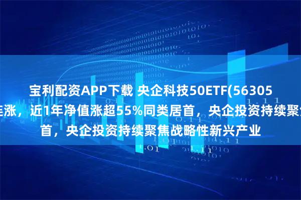 宝利配资APP下载 央企科技50ETF(563050)涨近2%冲击4连涨，近1年净值涨超55%同类居首，央企投资持续聚焦战略性新兴产业
