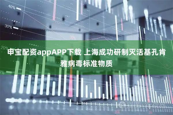 申宝配资appAPP下载 上海成功研制灭活基孔肯雅病毒标准物质