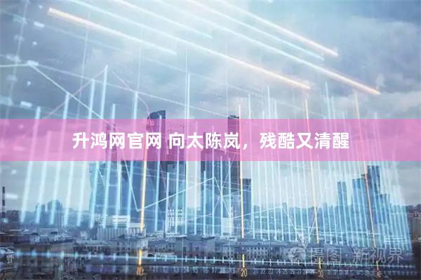 升鸿网官网 向太陈岚，残酷又清醒